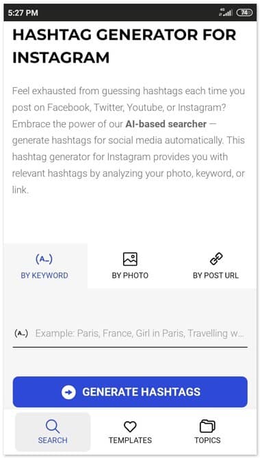 hashtag generator