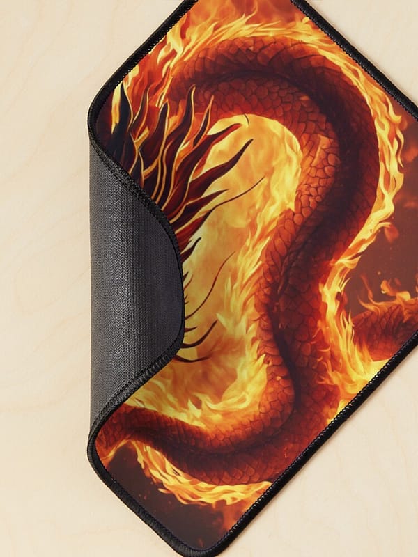 mouse pad dragon inferno embrace tappetino