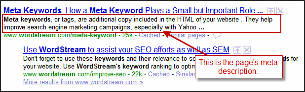 ottimizzare la meta description