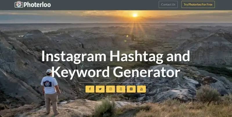 photerloo hashtag generator e' un generatore online di hastag per Instagram per trovare nuovi clienti online